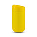 The Modern Essential Gift Set - A yellow coffee cup with a rounded lid and a sleek design. It features a logo.