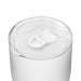 The Refuel Pack - A coffee cup with a clear lid, featuring a smooth white exterior and transparent top. It has a simple, sleek design.
