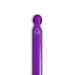 Octave Gel Ink Pen - A purple gel ink pen with a rounded top and a logo, featuring a sleek, shiny design.