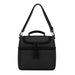 Kanto Cooler Bag - A black cooler bag with a zippered top, adjustable strap, and handle, featuring a front pocket and branding.