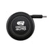 Turbo 20w Retractable Car Charger - A black retractable car charger with a circular design and a connector. It features a logo on the surface.