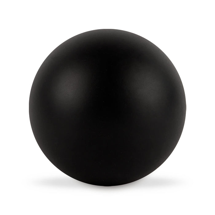 The Game Day Pack - A black Hi Bounce Ball featuring a smooth, round design.