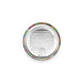 Assorted Jelly Beans in Clear Can 210g - A clear can filled with assorted jelly beans in vibrant colours, featuring a textured silver lid.