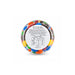 M&M's in Clear Can 180g - A clear can filled with colourful Milk Chocolate M&M's, featuring red, blue, yellow, green, black, and orange candies.