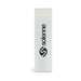 Mini Lint Roller - A mini lint roller in a sleek white design, featuring a logo on one side.