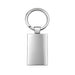 Frame Keytag - A silver keytag with a rectangular frame and a keyring attachment. The surface is smooth and reflective.