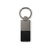 Mario Keytag - A metal keytag with a rectangular black leather strap and a circular keyring attachment.