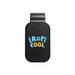 Visor Glasses Holder - A black visor glasses holder with a colourful logo featuring the words "TropiCool".