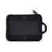 Vision Sports Towel - A black mesh and fabric organiser pouch with a zip closure and side handle. It has a simple design.