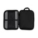 Vision Sports Towel - A black zippered pouch with a mesh section and an interior pocket, featuring a handle on the outside.
