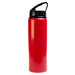 The Hustle Pack - A drink bottle featuring a sleek red design and a flip straw lid, with a capacity of 750ml.