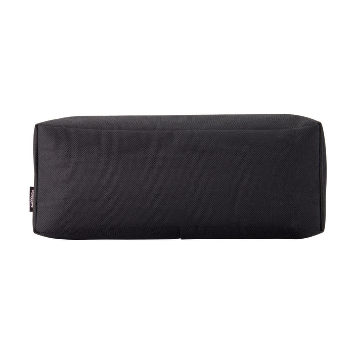 Tech Pack Connect - A black utility case with a rectangular shape, featuring a logo on one side.