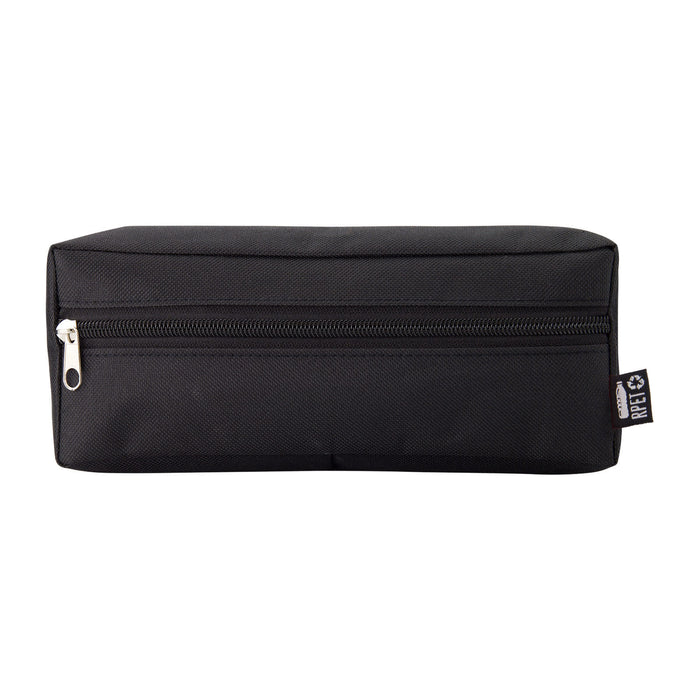 Tech Pack Connect - A black utility case with a zip closure, featuring a logo on the side.