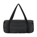 The Escape Pack - A black duffle bag with dual carrying straps and a zippered closure, featuring a branding logo.