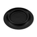 Sip n Fly Pet Bowl - A black pet bowl with a rounded shape and raised edge, featuring a smooth surface. Includes a logo.