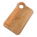 Glow & Graze - A wooden chopping board with a round handle, featuring a natural finish and a subtle brand logo.