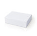 The Warm Welcome - A plain white box with a rectangular shape, featuring a smooth surface and no visible branding.