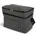 The Winter Warmer Pack - A grey insulated cooler bag with a zippered top and a front pocket, featuring a carry handle.