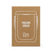 Pavilion Cooler by The Line Edit. - A cardboard packaging for a Pavilion Cooler in a natural brown colour, featuring a simple design and a logo.