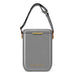 Pavilion Cooler by The Line Edit. - A grey cooler with a shoulder strap and a logo on the front, featuring a sleek, modern design.