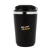 Daily Grind Pack - A drink bottle in matte black with a silver band and a logo featuring the words "GLAM CAMP."