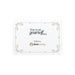 The Refined Graze: Christmas Edition - A decorative card featuring a quote about self-care, with elegant flourishes and a brand logo at the bottom.
