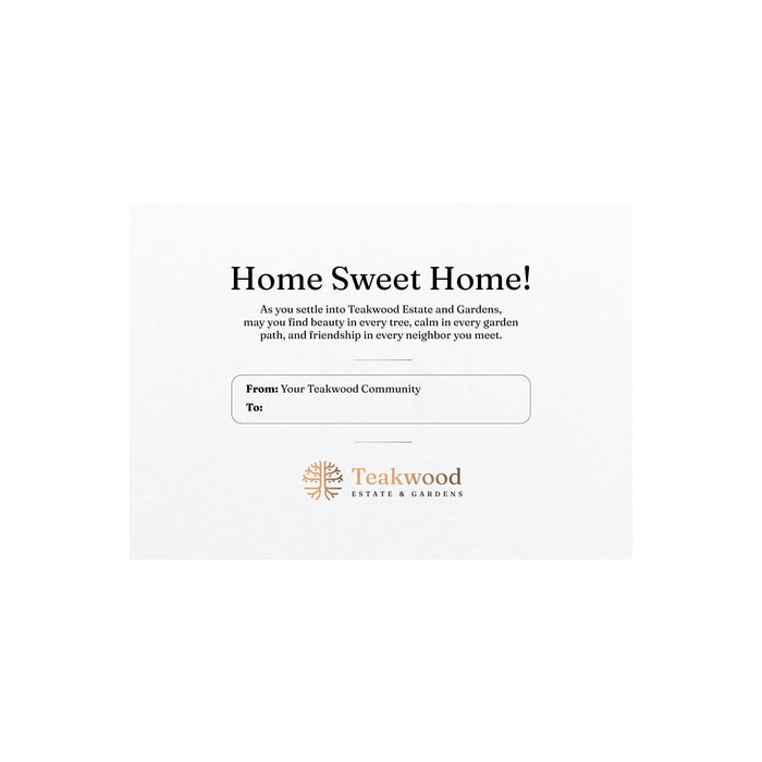 The Coastal Edit - A decorative card featuring a welcoming message and a logo, with a clean design and subtle colours.