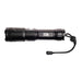 The Gone Fishing Pack - A black torch with a textured grip and a strap. It features a logo and is designed for outdoor use.