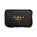 The Reel Deal - A black zippered case featuring a logo in orange and green. The design includes palm tree elements.