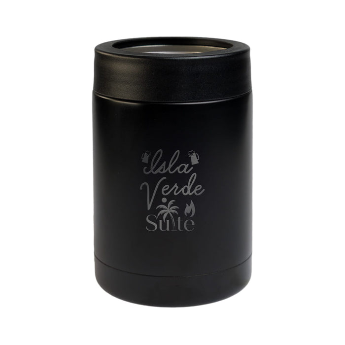 The Knock Off Pack - A black drink bottle with a silver interior and a subtle logo on the front.