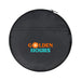 The Escape Pack - A round, black promotional product with a colourful logo featuring the words "GOLDEN HOURS" in orange and turquoise.