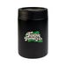 The Knock Off for Christmas Pack - A black drink bottle with a logo, featuring a cylindrical design suitable for festive occasions.