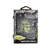 The Reel Deal - A tackle box containing fishing hooks and weights, featuring a plastic casing with a logo on the front.