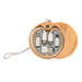 The Good Stuff Pack - A round wooden case contains various charger cables, including USB, Lightning, and Micro USB connections.