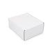 Custom Box with Locking Lid 125 x 170 x 65mm - A white custom box with a locking lid, measuring 125 x 170 x 65mm, featuring a logo.