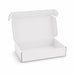 Custom Box with Locking Lid 290 x 175 x 60mm - A white custom box with a locking lid, measuring 290 x 175 x 60mm, displayed in an open position.
