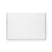 Custom Box with Locking Lid 300 x 210 x 70mm - A white custom box with a locking lid, measuring 300 x 210 x 70mm, featuring a simple design and metallic accents.