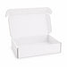 Custom Box with Locking Lid 300 x 210 x 70mm - A white custom box with a locking lid, dimensions 300 x 210 x 70mm, featuring an open top and no internal graphics.