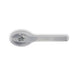 Juniper Cutlery Set - A stainless steel spoon with a shiny finish and a logo. Suitable for serving or enjoying various dishes.