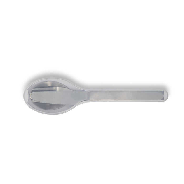 The Refuel Pack - A stainless steel spoon from the Juniper Cutlery Set, featuring a sleek and polished design.
