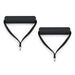 Anywhere Resistance Fitness Set - A pair of black resistance training handles with padded grips and adjustable straps for fitness use.