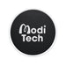 Tutor Maglock Phone Holder - A black circular phone holder with a white border and branding in the centre.