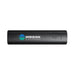 Symbolique 5,000mAh Power Bank - A black power bank with a logo, featuring a slim design and indicator lights.