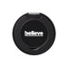 Tech Pack Essential - A black phone grip and stand with a circular design and a logo on its surface.