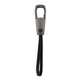 ClipIt Carabiner Cable - A grey carabiner-style clip with a black strap, designed as a charging cable accessory.