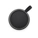 Empire Maglock Ph Stand Speaker - A round black speaker with a textured fabric edge and a loop for attachment. It has a smooth, flat surface on top.