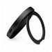 Puck Magnetic Phone and Watch Charger with Stand - A black magnetic phone and watch charger with a slim, circular stand. It features a USB-C port and a logo.