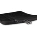 Mate Neoprene Laptop Sleeve 16 inch - A black neoprene laptop sleeve featuring a dual zipper closure. It has a sleek and smooth texture.