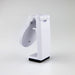 Traveler Mobile Phone Stand - A white mobile phone stand with a foldable design and a black base. It features a simple, modern look.