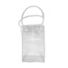 Icy Bags - Small - A transparent small cooler bag with clear handles and a logo printed on the front.